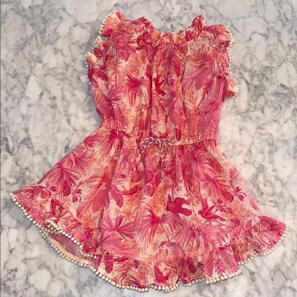 ZIMMERMANN KIDS FLORAL FRILL DRESS 1Y - Picture 1 of 7